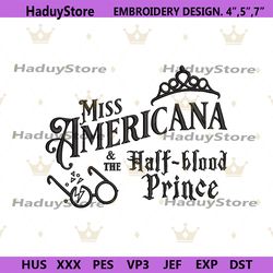 miss americana machine embroidery digital download