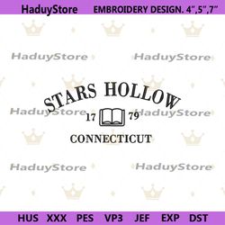 star hollow connecticut embroidery instant digital, star hollow 1779 machine embroidery design files, star hollow embroi