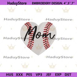 baseball mom embroidery deisgn, softball mom embroidery digital files, mother day design instant embroidery download dig