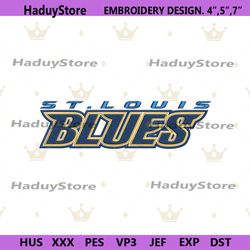 st louis blues machine embroidery, st louis blues hockey logo embroidery, instant download st louis blues embroidery fil