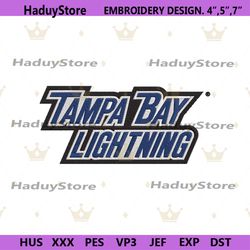 tampa bay lightning embroidery digital logo, tampa bay lightning logo embroidery, tampa bay lightning machine embroidery