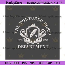 2024 tortured poets department embroidery design files, taylor instant embroidery download files, taylor swift 2024 emb