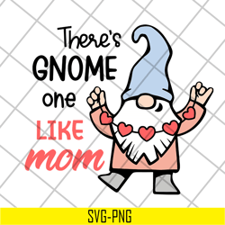there's gnome on like mom svg, mother's day svg, eps, png, dxf digital file mtd05042107