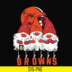 gnomes cleveland browns svg, gnomes svg, browns svg, png, dxf, eps digital file nnfl0307008