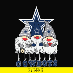 gnomes dallas cowboys svg, gnomes svg, cowboys svg, png, dxf, eps digital file nnfl0307009