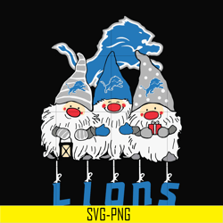 gnomes detroit lions svg, gnomes svg, lions svg, png, dxf, eps digital file nnfl0307011