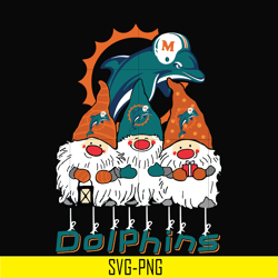 gnomes miami dolphins svg, gnomes svg, dolphins svg, png, dxf, eps digital file nnfl0307017