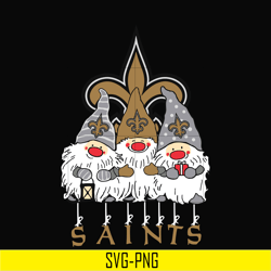 gnomes new orleans saints svg, gnomes svg, saints svg, png, dxf, eps digital file nnfl0307020