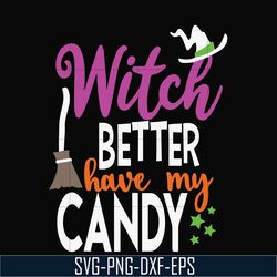 witch better have my candy svg, halloween svg, png, dxf, eps digital file hlw24072010