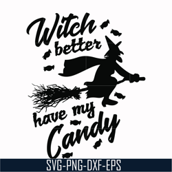 witch better have my candy svg, halloween svg, png, dxf, eps digital file hlw24072012