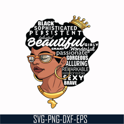 african american print svg, png, dxf, eps digital file oth0008