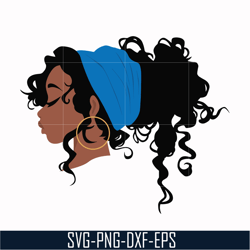 the black woman svg, png, dxf, eps digital file oth0010