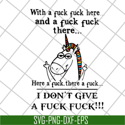 unicorn with a fuck fuck and the fuck fuck here a fuck svg, png, dxf, eps digital file fn14062122