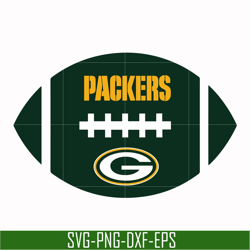 green bay packers ball svg, packers ball, nfl svg, png, dxf, eps digital file nfl0210207l
