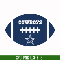 dallas cowboys ball svg, cowboys ball, nfl svg, png, dxf, eps digital file nfl05102018l