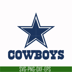 dallas cowboys logo svg, cowboys svg, nfl svg, png, dxf, eps digital file nfl05102026l