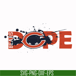 chicago bears dope svg, chicago bears svg, sport svg, nfl svg, png, dxf, eps digital file nfl111005t