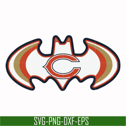 bat chicago bears svg, chicago bears svg, bears svg, sport svg, nfl svg, png, dxf, eps digital file nfl111006t