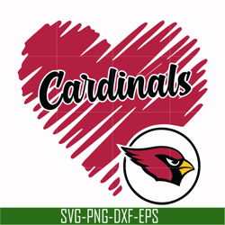 arizona cardinals heart svg, cardinals heart svg, nfl svg, png, dxf, eps digital file nfl11102035l