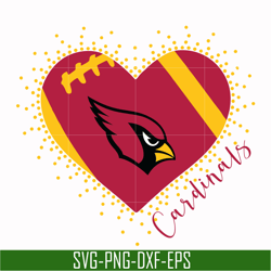 arizona cardinals heart svg, cardinals heart svg, nfl svg, png, dxf, eps digital file nfl1110203l