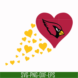 arizona cardinals heart svg, cardinals heart svg, nfl svg, png, dxf, eps digital file nfl1110206l