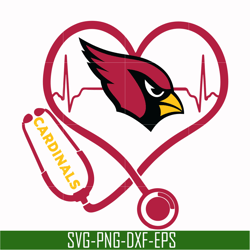 arizona cardinals heart svg, cardinals heart svg, nfl svg, png, dxf, eps digital file nfl1110209l