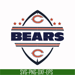 chicago bears svg, bears svg, sport svg, nfl svg, png, dxf, eps digital file nfl111035t