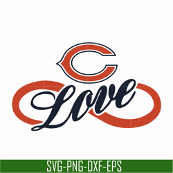 chicago bears love svg, chicago bears svg, bears svg, sport svg, nfl svg, png, dxf, eps digital file nfl111040t