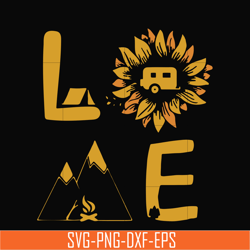 love camping svg, png, dxf, eps digital file cmp010