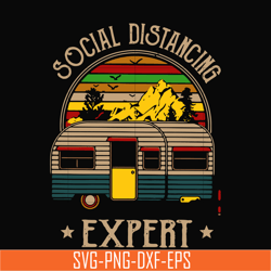 social distancing expert svg, png, dxf, eps digital file cmp018