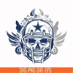 dallas cowboys skull svg, skull cowboys svg, nfl svg, png, dxf, eps digital file nfl05102027l