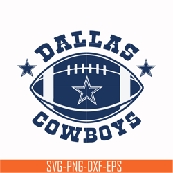 dallas cowboys ball svg, cowboys ball, nfl svg, png, dxf, eps digital file nfl05102034l