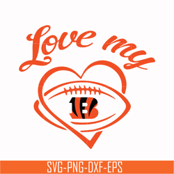 cincinnati bengals love my svg, cincinnati bengals svg, bengals svg, sport svg, nfl svg, png, dxf, eps digital file nfl1