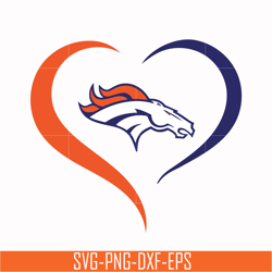 denver broncos heart svg, sport svg, nfl svg, png, dxf, eps digital file nfl2410202007t