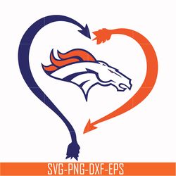 denver broncos heart svg, sport svg, nfl svg, png, dxf, eps digital file nfl2410202008t