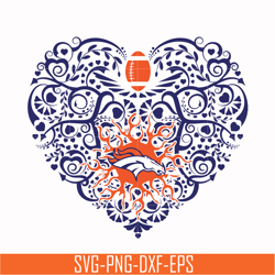 denver broncos heart svg, sport svg, nfl svg, png, dxf, eps digital file nfl2410202009t