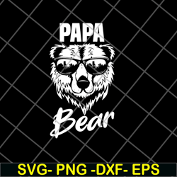 papa bear svg, png, dxf, eps digital file ftd24052108