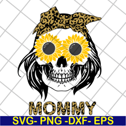 mommy skull svg, mother's day svg, eps, png, dxf digital file mtd13042133