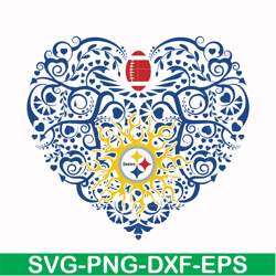 pittsburgh steelers heart svg, pittsburgh steelers svg, sport svg, nfl svg, png, dxf, eps digital file nfl1310202011t