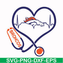 denver broncos heart svg, sport svg, nfl svg, png, dxf, eps digital file nfl2410202012t