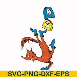 fox svg, the cat in the hat svg, dr svg, png, dxf, eps file dr000127