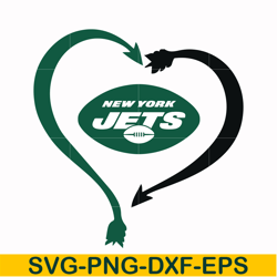 new york jets heart svg, jets heart svg, nfl svg, png, dxf, eps digital file nfl2410207l