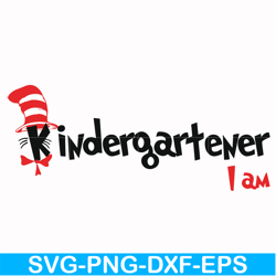 kindergartener i am svg, png, dxf, eps file dr00065