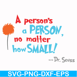 a person's a person no matter how small svg, png, dxf, eps file dr00071