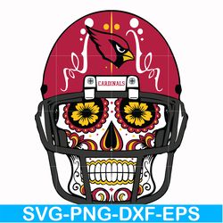 arizona cardinals skull svg, skull cardinals svg, nfl svg, png, dxf, eps digital file nfl11102017l