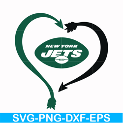 new york jets heart svg, jets heart svg, nfl svg, png, dxf, eps digital file nfl2410207l