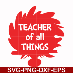 teacher of all things svg, png, dxf, eps file dr00059