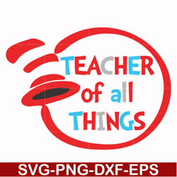teacher of all things svg, png, dxf, eps file dr00060