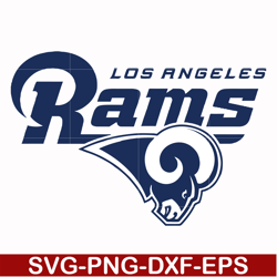 los angeles rams, svg, png, dxf, eps file nfl000016
