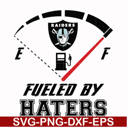 las vegas raiders fueled by haters, svg, png, dxf, eps file nfl0000187